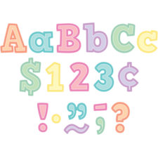 Pastel Pop Bold Block 4" Letters Combo Pack