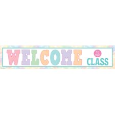 Pastel Pop Welcome to Our Class Banner Pastel Pop Welcome to Our Class Banner