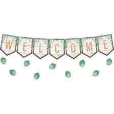 Eucalyptus Pennants Welcome Bulletin Board