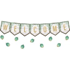 Eucalyptus Pennants Welcome Bulletin Board Eucalyptus Pennants Welcome Bulletin Board