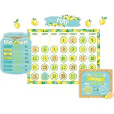 Lemon Zest Calendar Bulletin Board Lemon Zest Calendar Bulletin Board