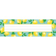 Lemon Zest Flat Name Plates Lemon Zest Flat Name Plates
