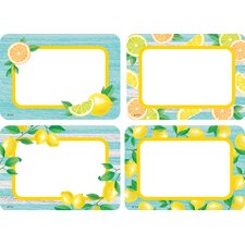 Lemon Zest Name Tags/Labels - Multi-Pack