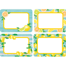 Lemon Zest Name Tags/Labels - Multi-Pack