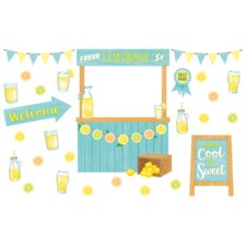 Lemon Zest Lemonade Stand Bulletin Board