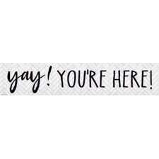 Modern Farmhouse Yay! You’re Here! Banner Modern Farmhouse Yay! You’re Here! Banner