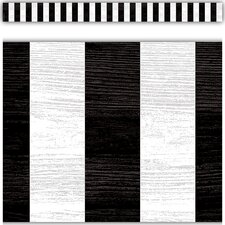 Modern Farmhouse Black Stripes Straight Border Trim Modern Farmhouse Black Stripes Straight Border Trim