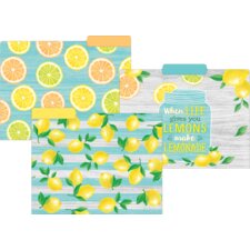 Lemon Zest File Folders Lemon Zest File Folders