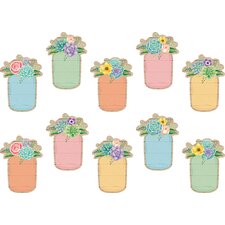 Rustic Bloom Mason Jars Accents