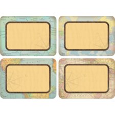 Travel the Map Name Tags/Labels - Multi-Pack