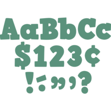 Eucalyptus Green 4" Bold Block Letters Combo Pack