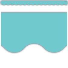 Light Turquoise Scalloped Border Trim Light Turquoise Scalloped Border Trim