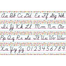 Confetti Cursive Writing Bulletin Board Display Set Confetti Cursive Writing Bulletin Board Display Set