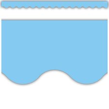 Light Blue Scalloped Border Trim Light Blue Scalloped Border Trim