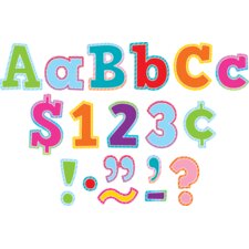 Colorful Vibes Bold Block 4" Letters Combo Pack