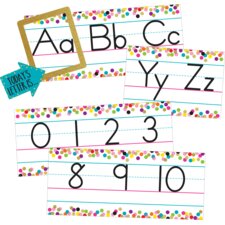 Confetti Alphabet Line Bulletin Board Confetti Alphabet Line Bulletin Board