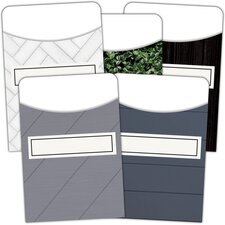 Modern Farmhouse Library Pockets - Multi-Pack Modern Farmhouse Library Pockets - Multi-Pack