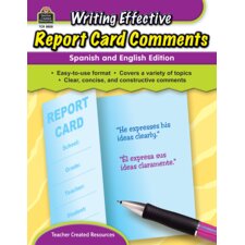 Writing Effective Report Card Comments: Spanish and English Edition