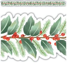 Holly Die-Cut Border Trim Holly Die-Cut Border Trim