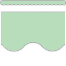 Mint Green Scalloped Border Trim