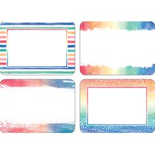 Watercolor Name Tags/Labels - Multi-Pack