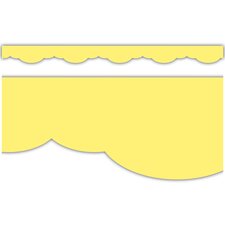 Lemon Yellow Fancy Scallops Border Trim Lemon Yellow Fancy Scallops Border Trim