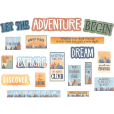 Moving Mountains Let the Adventure Begin Mini Bulletin Board