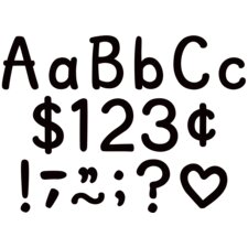 Black 4" Modern Classic Letters Combo Pack Black 4" Modern Classic Letters Combo Pack