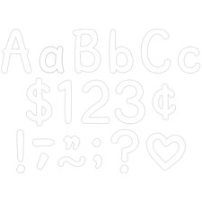 White 4" Modern Classic Letters Combo Pack White 4" Modern Classic Letters Combo Pack