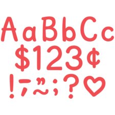 Melon Red 4" Modern Classic Letters Combo Pack Melon Red 4" Modern Classic Letters Combo Pack