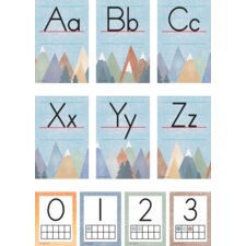 Moving Mountains Alphabet Bulletin Board