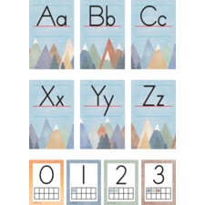 Moving Mountains Alphabet Bulletin Board