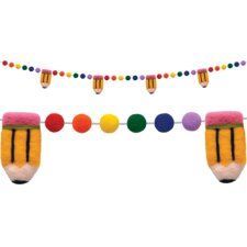 Colorful Pencils Garland