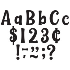 Black 4" Wild Whimsy Letters Combo Pack Black 4" Wild Whimsy Letters Combo Pack