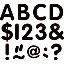 Black 2" Classic Letters Uppercase Pack Black 2" Classic Letters Uppercase Pack