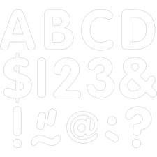 White 2" Classic Letters Uppercase Pack White 2" Classic Letters Uppercase Pack