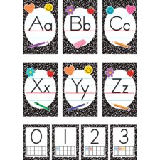 Cool for School Composition Alphabet Bulletin Board