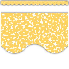 Composition Yellow Scalloped Border Trim