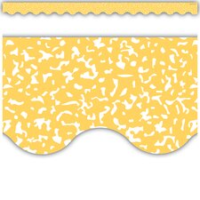 Composition Yellow Scalloped Border Trim Composition Yellow Scalloped Border Trim