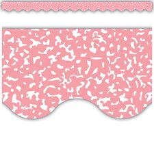 Composition Pink Scalloped Border Trim