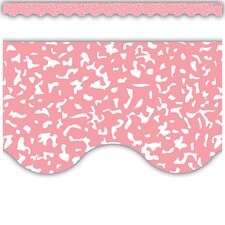Composition Pink Scalloped Border Trim Composition Pink Scalloped Border Trim