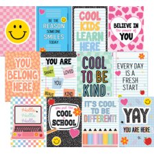 Cool for School Positive Sayings Small Poster Pack
