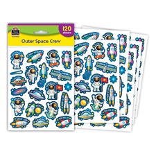 Outer Space Crew Stickers