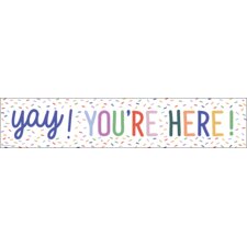 Color Crush Yay! You&rsquo;re Here! Banner