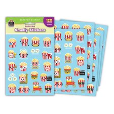 Popcorn Smelly Stickers