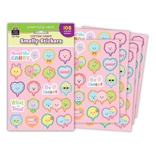 Cotton Candy Smelly Stickers