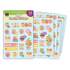 Peach Smelly Stickers