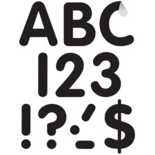 Black 4" Classic Self-Adhesive Letters Uppercase Black 4" Classic Self-Adhesive Letters Uppercase
