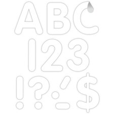 White 4" Classic Self-Adhesive Letters Uppercase White 4" Classic Self-Adhesive Letters Uppercase