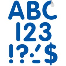 Blue 4" Classic Self-Adhesive Letters Uppercase Blue 4" Classic Self-Adhesive Letters Uppercase